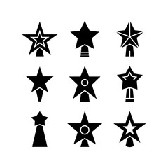 Obraz premium tree topper icon or logo isolated sign symbol vector illustration - high quality black style vector icons 