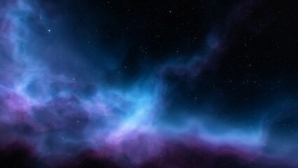 red-violet nebula in outer space, horsehead nebula, unusual colorful nebula in a distant galaxy, red nebula 3d render
