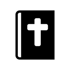 bible icon or logo isolated sign symbol vector illustration - high quality black style vector icons
