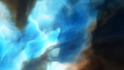 Fototapeta premium nebula gas cloud in deep outer space 