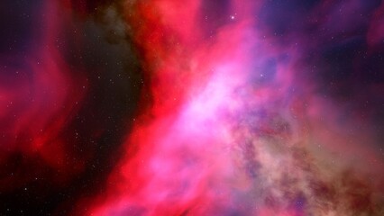 nebula gas cloud in deep outer space
