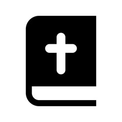 bible icon or logo isolated sign symbol vector illustration - high quality black style vector icons
