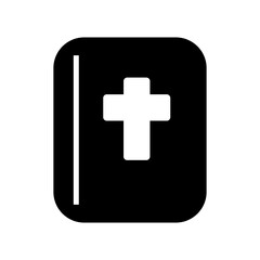 bible icon or logo isolated sign symbol vector illustration - high quality black style vector icons
