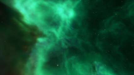 Fototapeta premium Cosmic background with a blue purple nebula and stars 