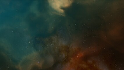 Night sky - Universe filled with stars, nebula and galaxy
