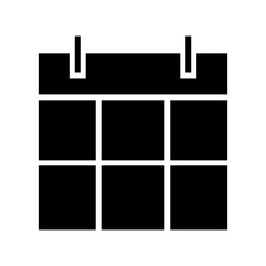 calendar icon or logo isolated sign symbol vector illustration - high quality black style vector icons
