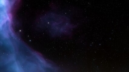 Night sky - Universe filled with stars, nebula and galaxy
