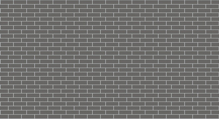 Fototapeta premium Simple brick wall background, vector