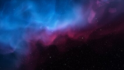 Deep space nebula with stars. Bright and vibrant Multicolor Starfield Infinite space outer space background with nebulas and stars. Star clusters, nebula outer space background 3d render
