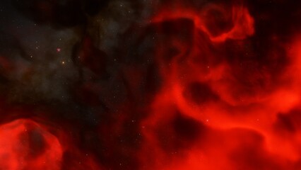 Deep space nebula with stars. Bright and vibrant Multicolor Starfield Infinite space outer space background with nebulas and stars. Star clusters, nebula outer space background 3d render
