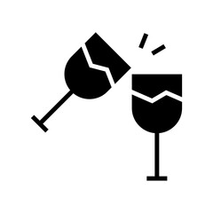 cheers icon or logo isolated sign symbol vector illustration - high quality black style vector icons

