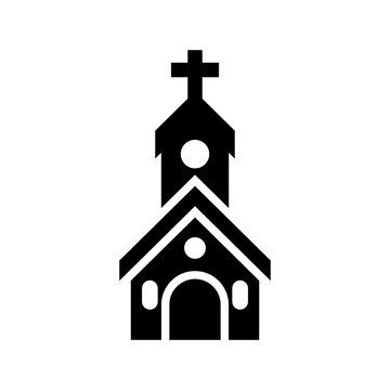 church icon or logo isolated sign symbol vector illustration - high quality black style vector icons
