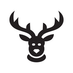 deer icon or logo isolated sign symbol vector illustration - high quality black style vector icons
