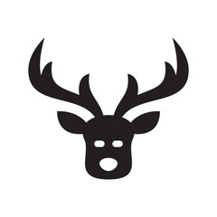 Fototapeta na wymiar deer icon or logo isolated sign symbol vector illustration - high quality black style vector icons 