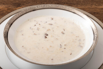 クリーム　マッシュルーム　スープ