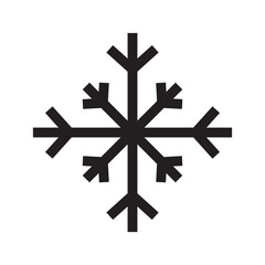 snowflake icon or logo isolated sign symbol vector illustration - high quality black style vector icons
