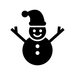 snowman icon or logo isolated sign symbol vector illustration - high quality black style vector icons
