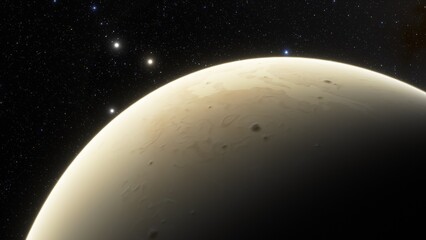 Planets and galaxy, science fiction wallpaper. Beauty of deep space. Billions of galaxy in the universe Cosmic art background 3d render
