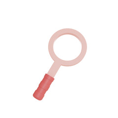 searching illustration 3d