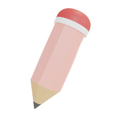 pencil illustration 3d