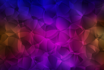 Fototapeta premium Dark Blue, Red vector pattern with random forms.