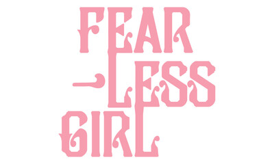 Fearless Girl print artwork tee shirt for girls