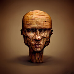 Wooden head