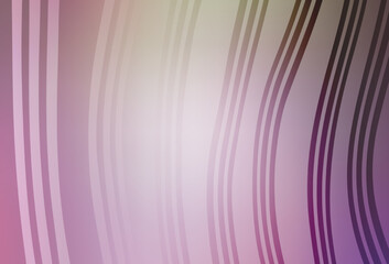 Fototapeta premium Light Pink, Green vector template with wry lines.