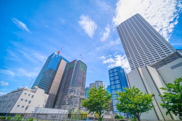 東京風景 2022　再開発　西新宿　防災街区整備地区
