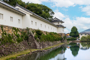 Fototapeta na wymiar 彦根城の多聞櫓と水堀
