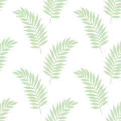 Beautiful leaves pattern decoration background. Pattern Botanical motif decoration ornament, green nature leaf, blade, palm leaf, foliage, leaflet, needle vector design. ornament for wallpaper, wrap.