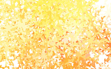 Obraz premium Light Orange vector texture with abstract forms.