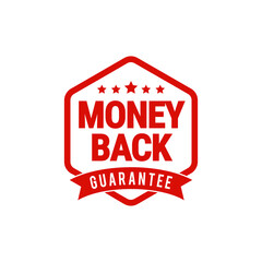 money back guarantee grunge rubber stamp. vector illustration.