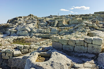Ruins of archaeological site of Perperikon, Bulgaria