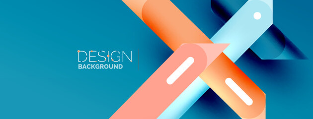 Background overlapping lines. Dynamic lines abstract wallpaper. Straight lines composition vector illustration for wallpaper banner background or landing page