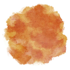 Gold Nature Color Watercolor Paint Stain Background Circle