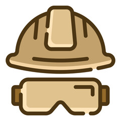 helmet gradient icon