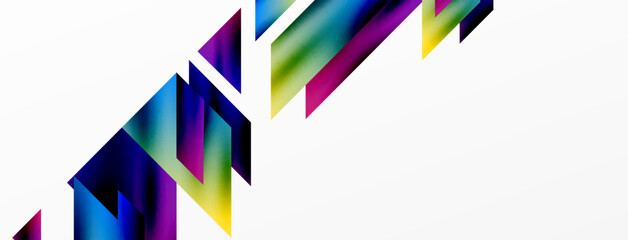 Modern trendy minimalist abstract background. Geometric pattern design, 3d and shadow effects. Vector Illustration