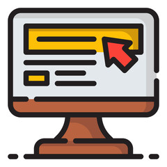 online booking line icon