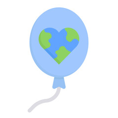 balloon flat icon