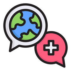 talk line icon