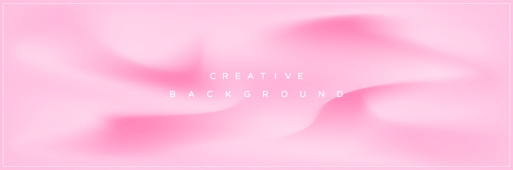 Modern abstract pink banner gradient background design