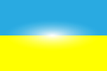 This is a Ukraine flag on a white background.