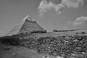 Pyramiden von Gizeh in Ägypten ....