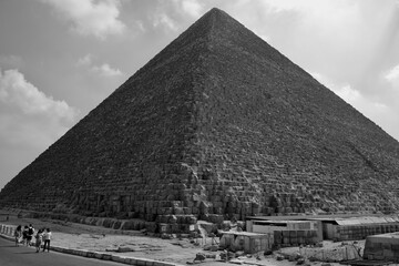 Fototapeta na wymiar Pyramiden von Gizeh in Ägypten unglaublich