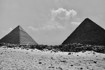 Pyramiden von Gizeh in Ägypten 