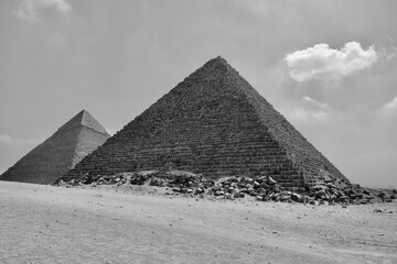 Pyramiden von Gizeh in Ägypten 