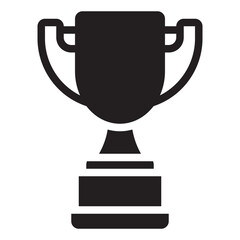 trophy glyph icon