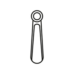 Shoehorn icon. Vector. Line style.