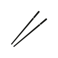 Chopsticks icon. Vector. Flat design.